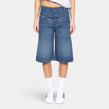 Chlóe Denim Bermuda Shorts Denim Blue